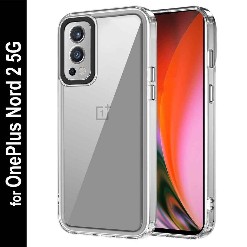Zapcase Back Cover for OnePlus Nord 2 5G | Space-Clear