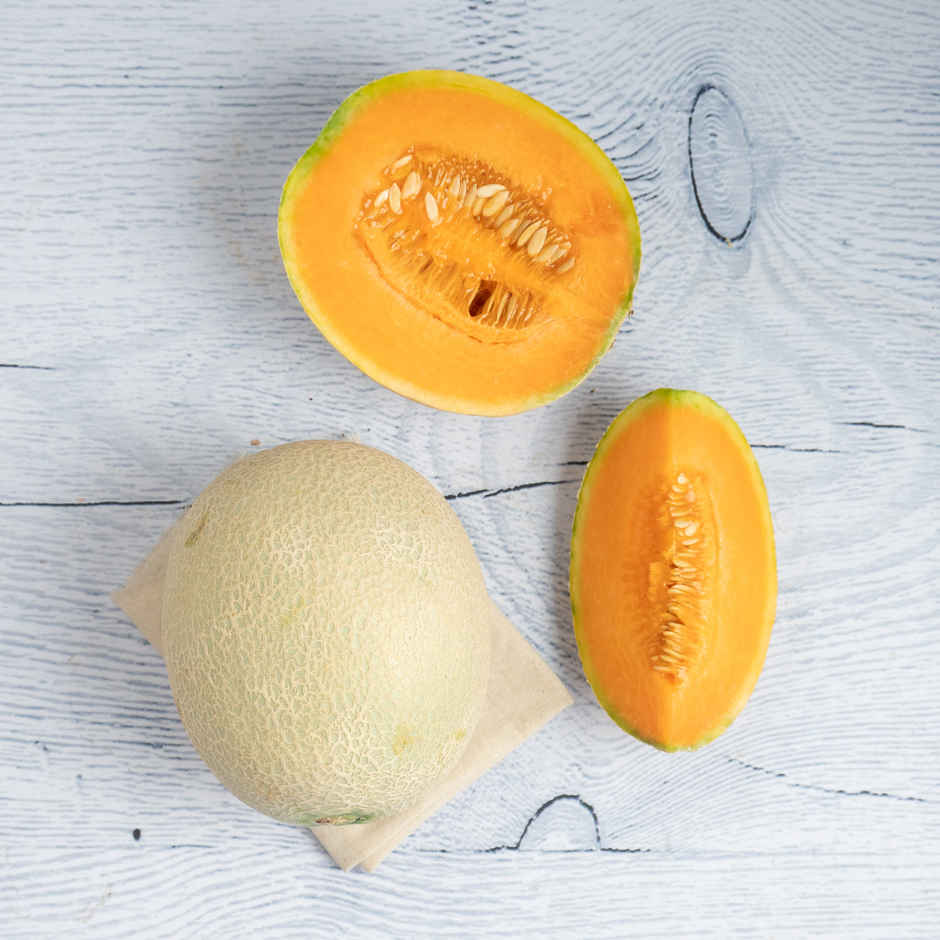 Mango Banganapalli(1kg), Muskmelon (1pc) & Watermelon Kiran(1pc) Combo