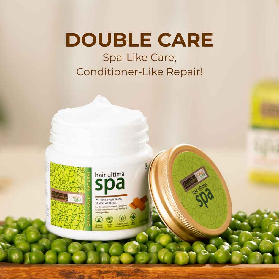 Indus Valley 100% Organic Ultima Hair Spa Deep Nourishment for Damage Hair Treatment with Rosemary