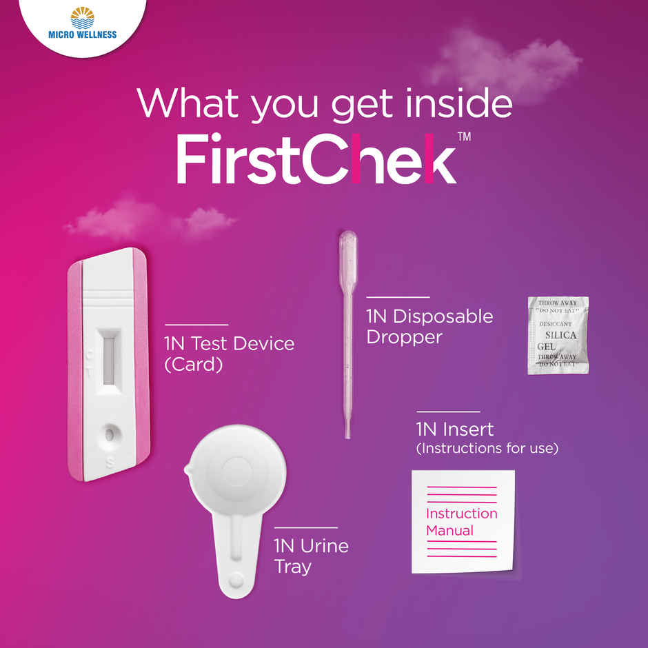 Micro Wellness Firstchek Pregnancy Test Kit Combo  