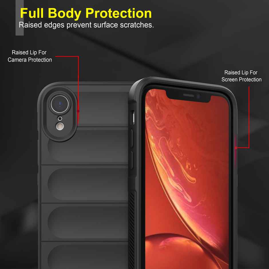 Zapcase Back Cover for Apple iPhone XR | Magic-Black