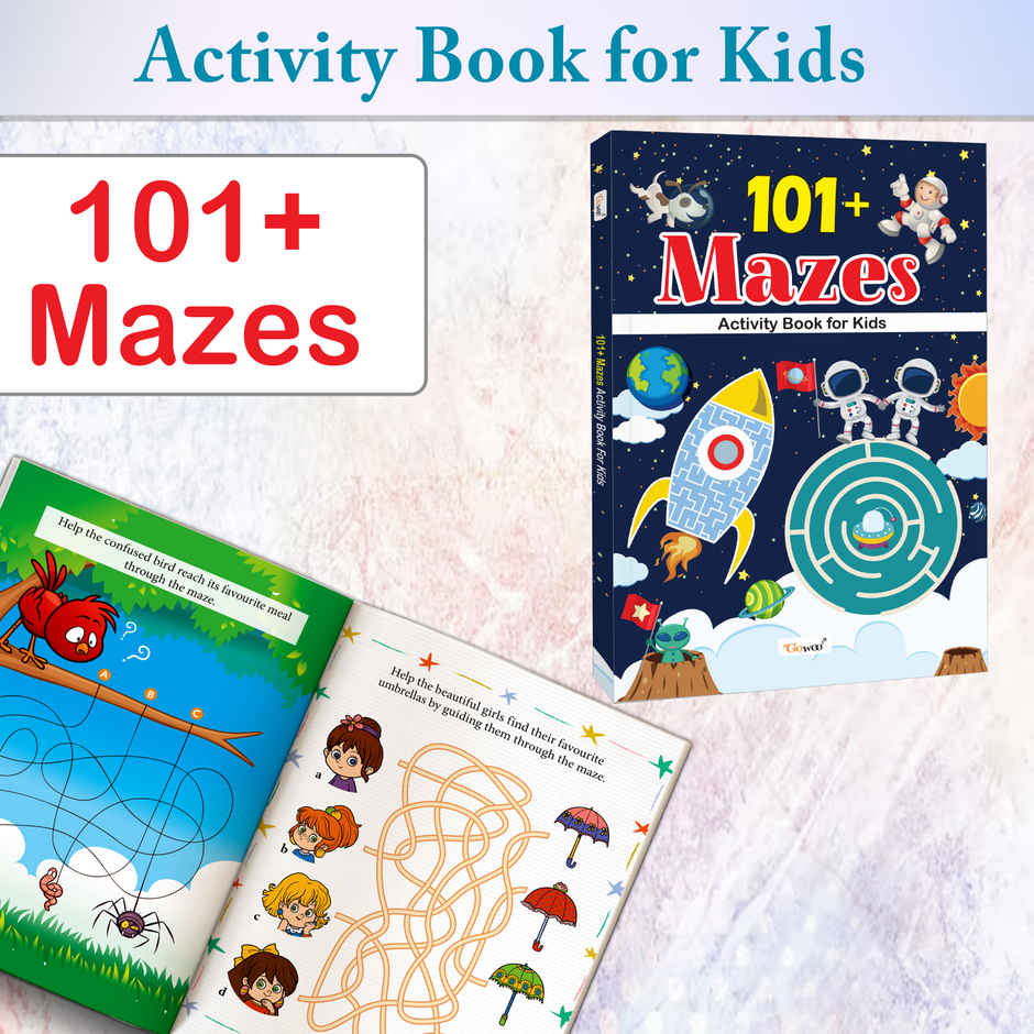101+ Mazes Activity Book for Kids | Educational Puzzles for Kids | Preschool Learning Book