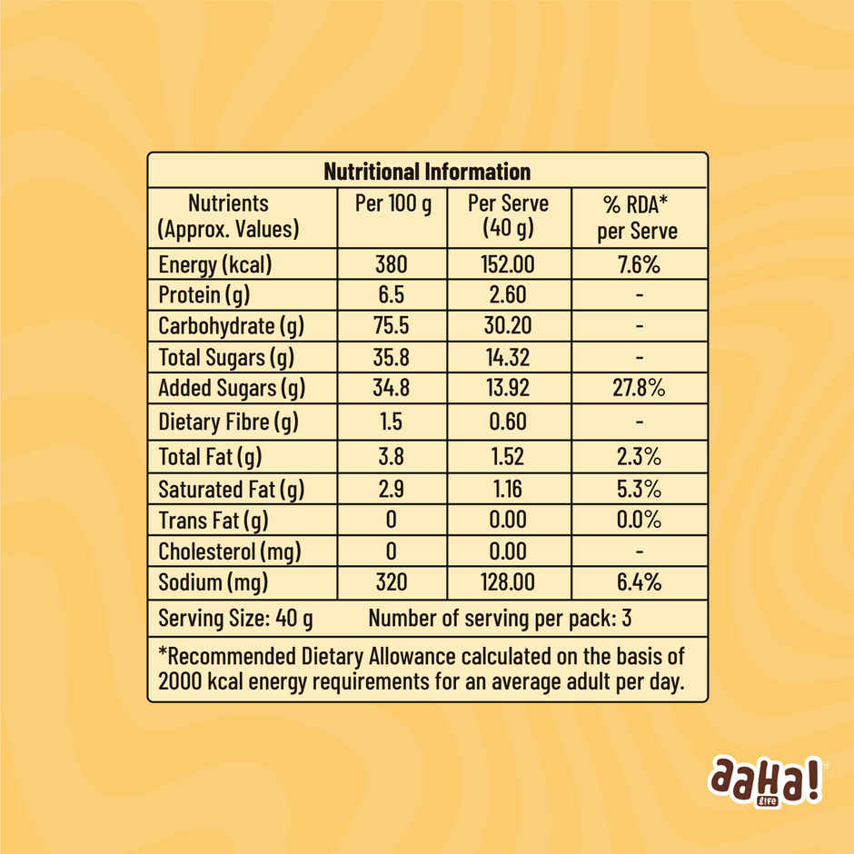 Aaha Life Fresh Mix Fruit Cake | Eggless