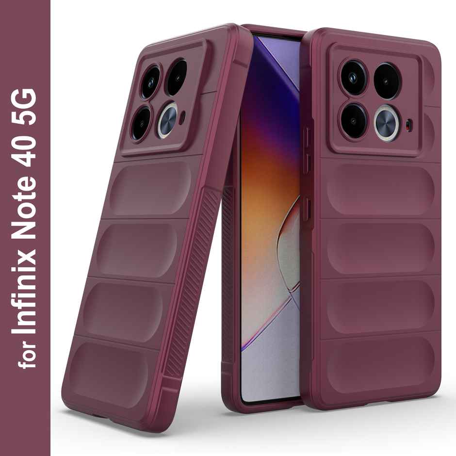Zapcase Back Cover for Infinix Note 40 5G | Magic-Plum