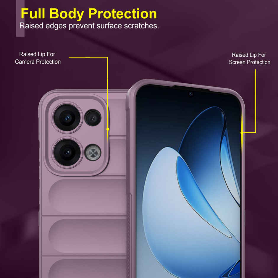 Zapcase Back Cover for OPPO Reno 13 5G | Magic-Lavender