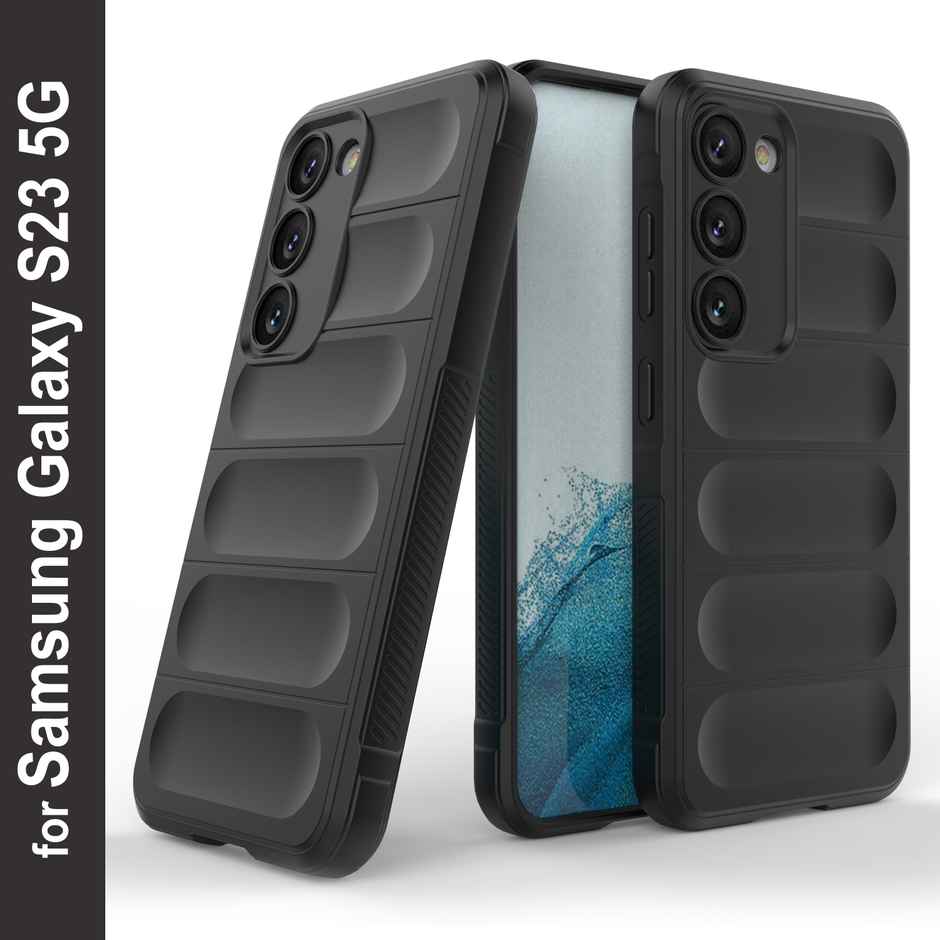 Zapcase Back Cover For Samsung Galaxy S23 5G (Magic-Black)