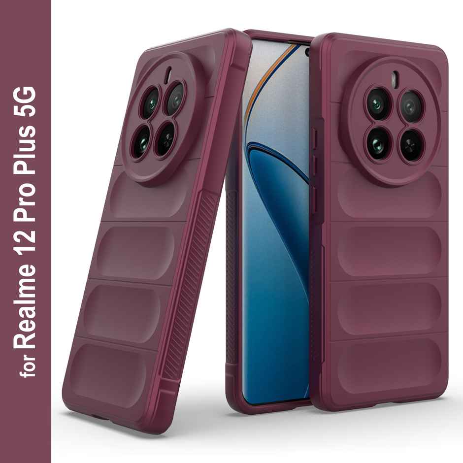Zapcase Back Cover for Realme 12 Pro Plus 5G | Magic-Plum