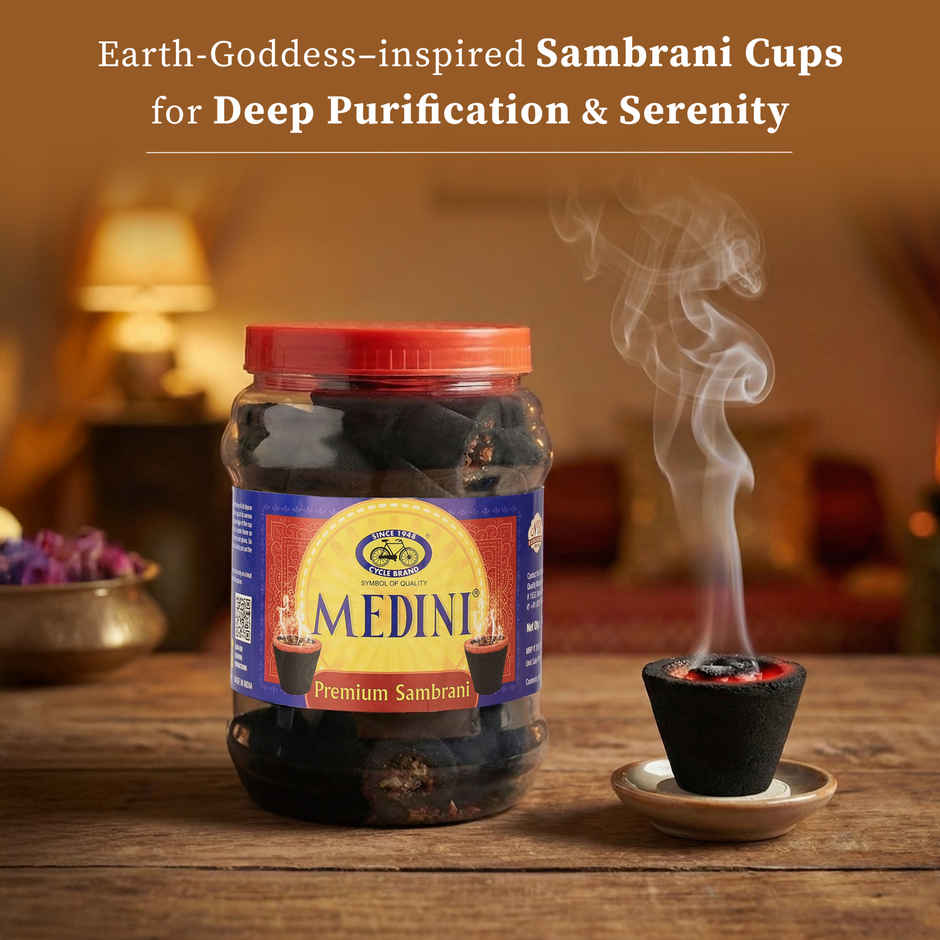 Medini Cup Sambrani for Pooja | Cups Jar | From House of Cycle