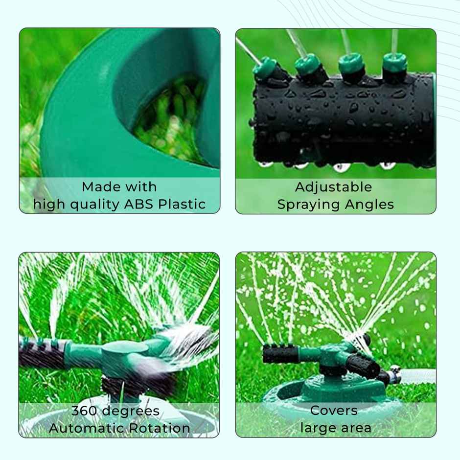 Robustt 360 Degree Rotating Garden Sprinkler