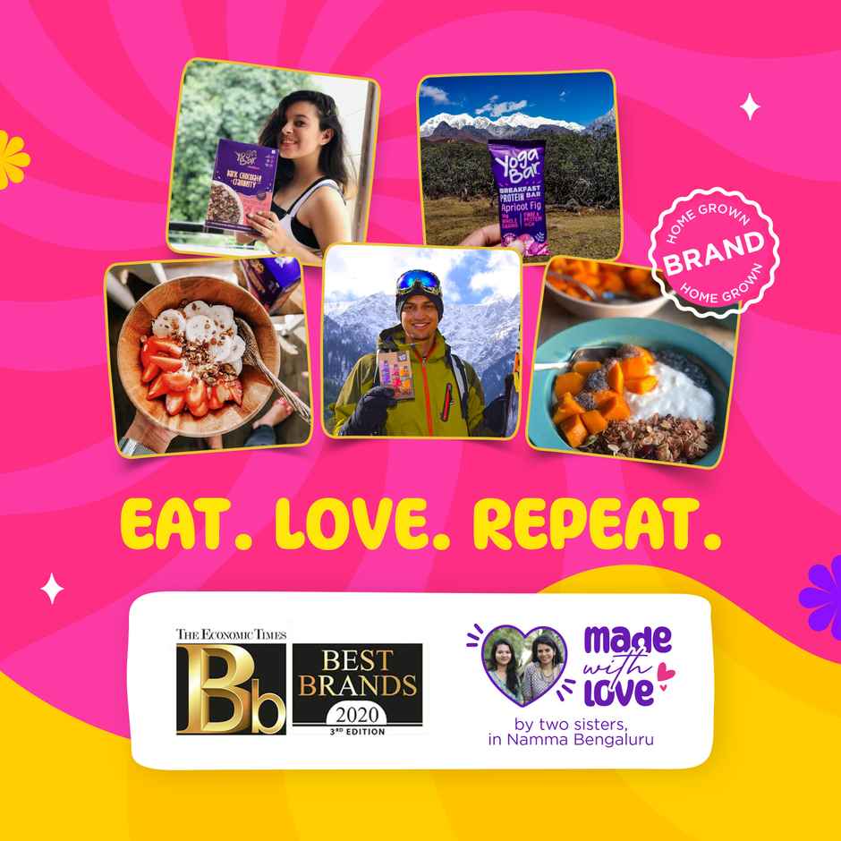 Yoga Bar Strong Coffee Crush Protein Bar12g Protein, No Added Sugar, No Preservatives