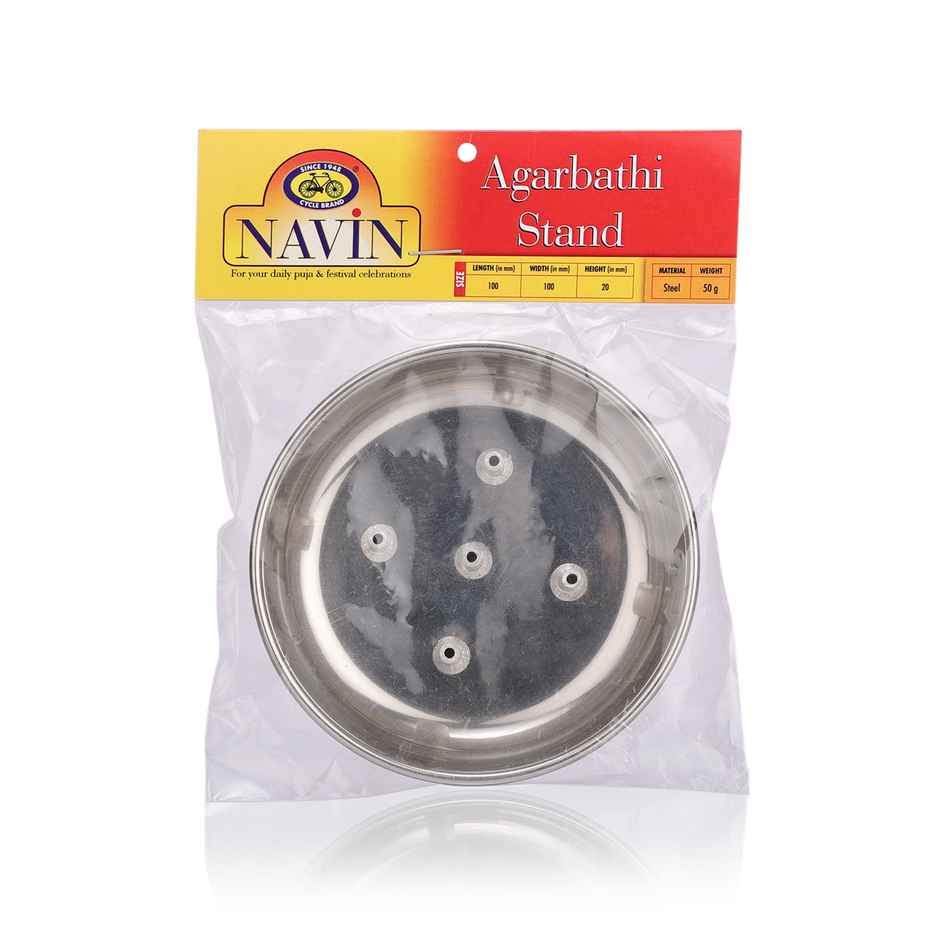 Pure Navin Agarbatti Stand Steel | Cycle