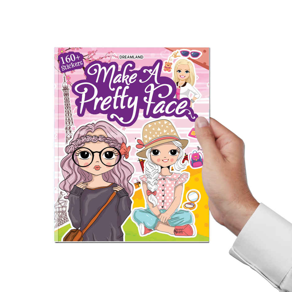 Make A Pretty Face And Nail Art, Hair Style 2 Books Gift Pack|Books For Kid|Gift For Girl, 88 Pages