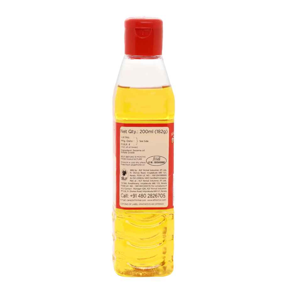 Klf Nirmal Tilnad Gingelly/ Sesame Oil Pet Bottle