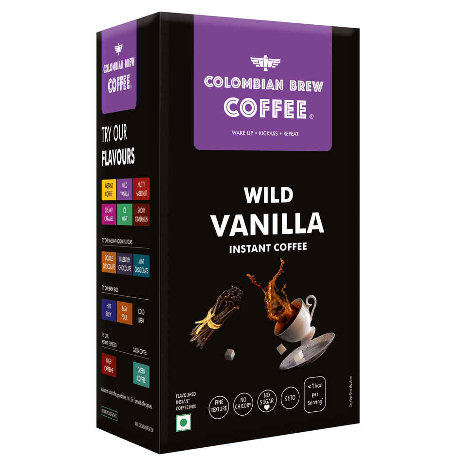 Colombian Brew Vanilla Instant Coffee | 20 Sachets