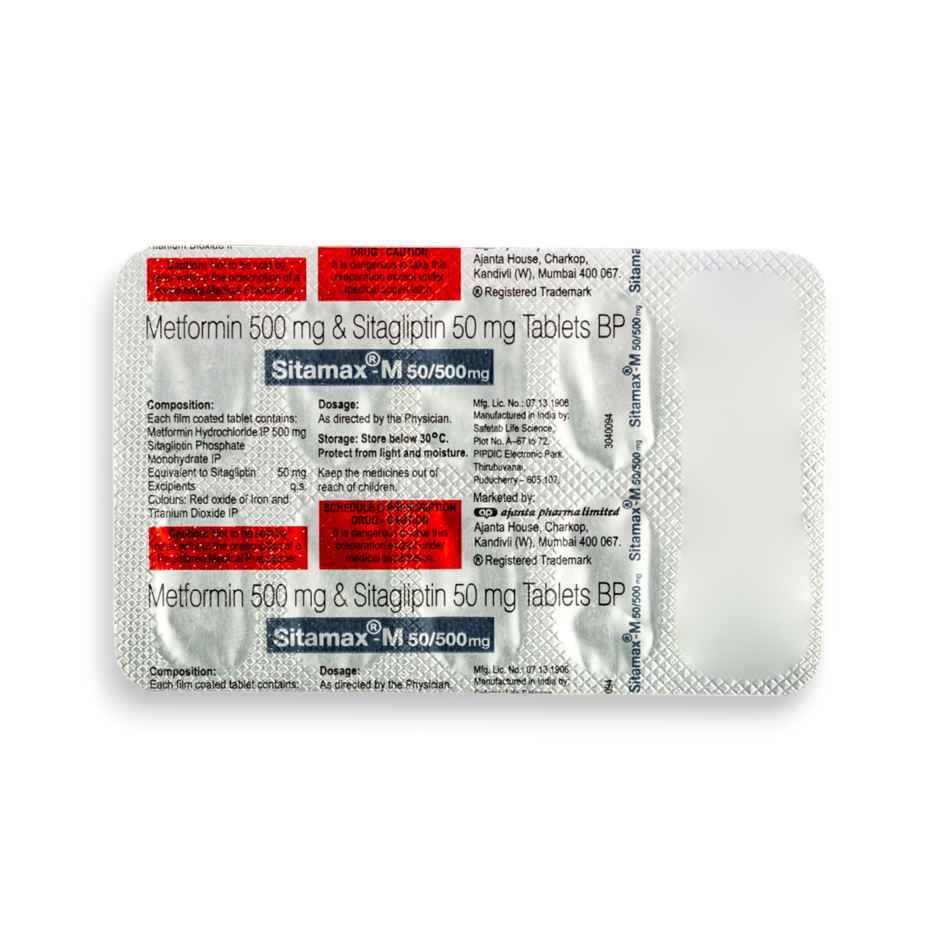 Sitamax-M 50/500mg Tablet