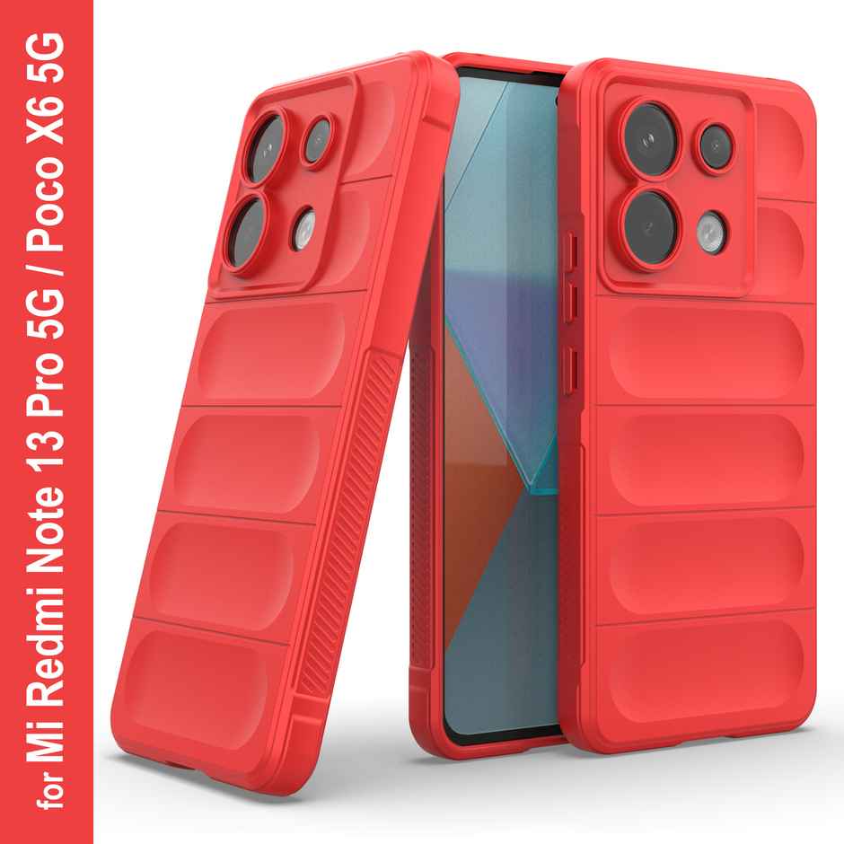 Zapcase Back Cover for Mi Redmi Note 13 Pro 5G | Magic-Red