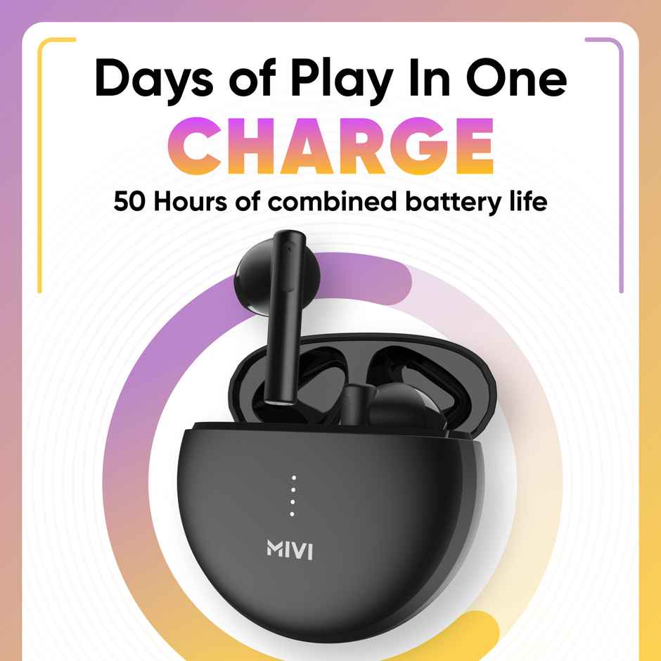 Mivi Duopods A350 Bluetooth Earbuds (7 Hrs Playtime)
