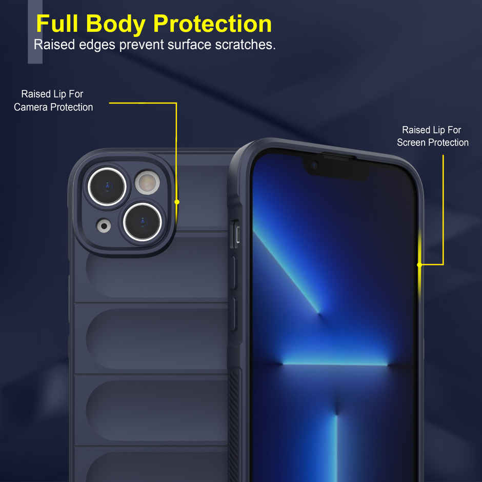 Zapcase Back Cover for Apple iPhone 14 Plus | Magic-Sapphire