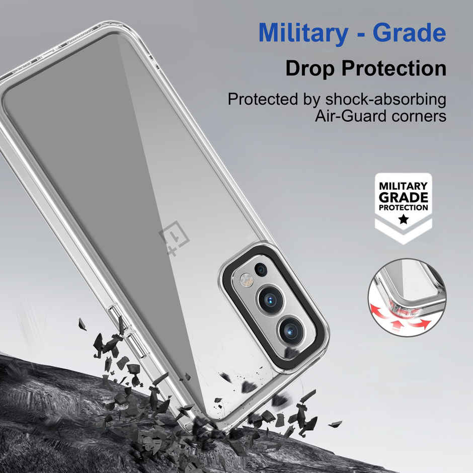 Zapcase Back Cover for OnePlus Nord 2 5G | Space-Clear