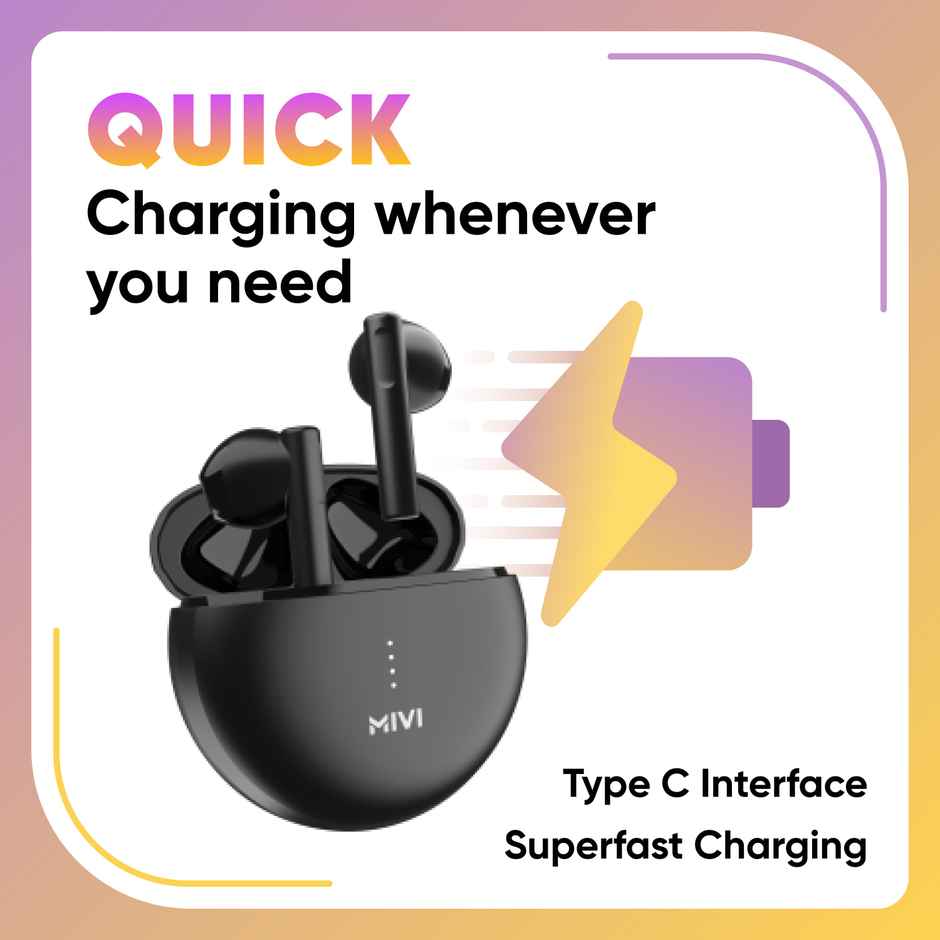 Mivi Duopods A350 Bluetooth Earbuds (7 Hrs Playtime)