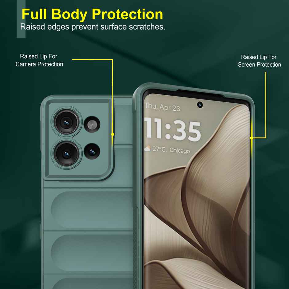Zapcase Back Cover for Motorola Edge 50 | Magic-DarkGreen