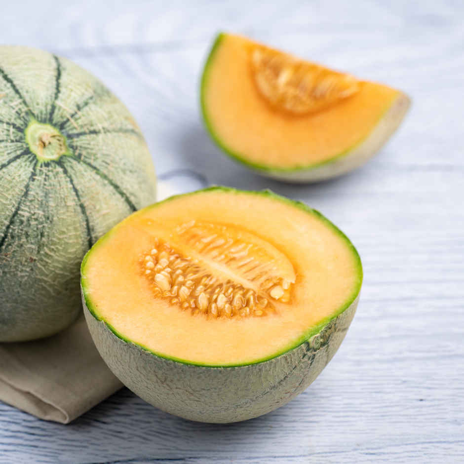 Muskmelon Striped Semi Ripe
