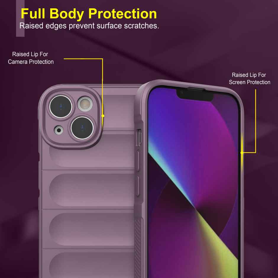 Zapcase Back Cover For Apple Iphone 14 (Magic-Lavender)