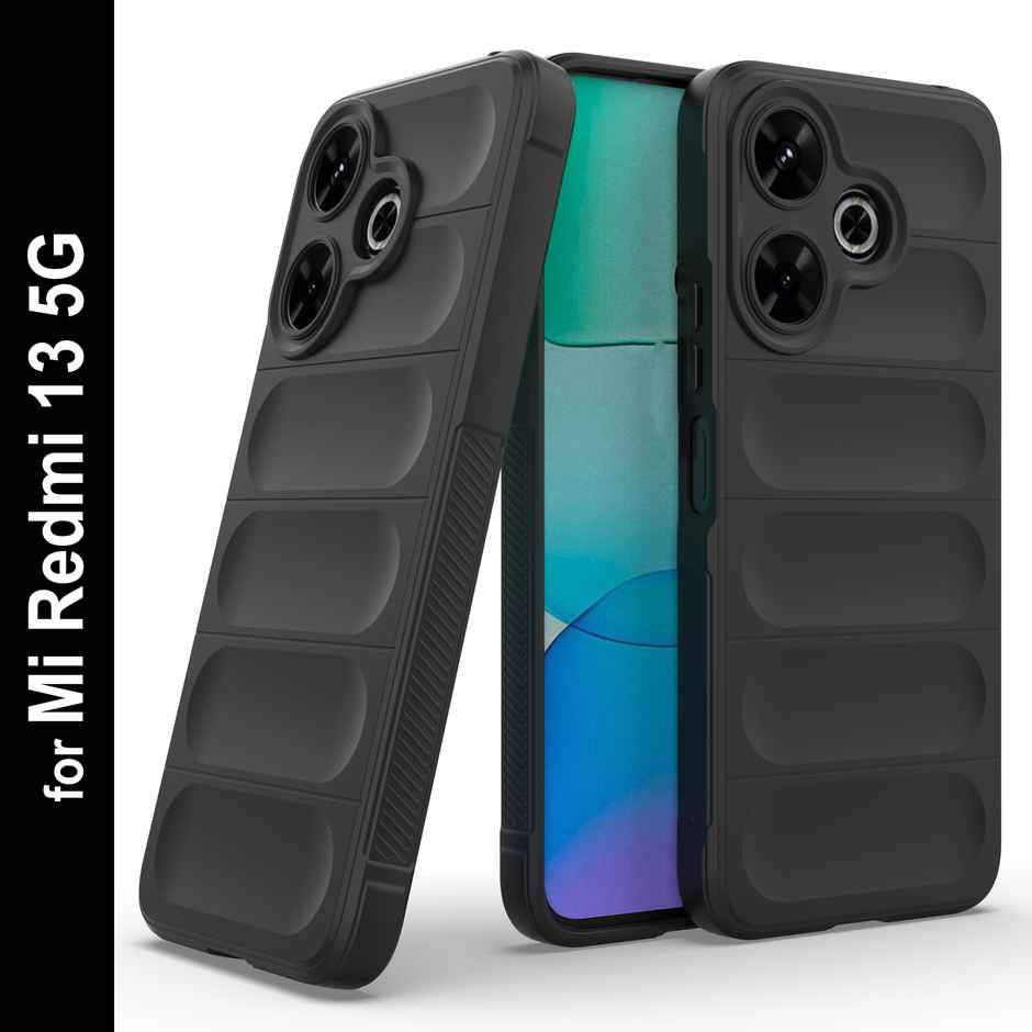 Zapcase Back Cover for Mi Redmi 13 5G | Magic-Black