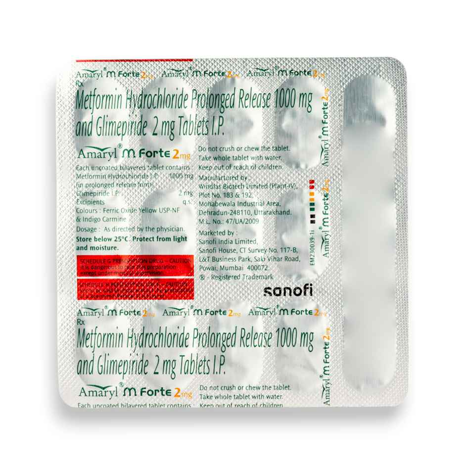 Amaryl-M Forte 2Mg Tablet PR