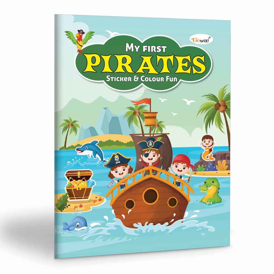 My First Pirates Sticker and Colour Fun - Children Colouring Book | Kids Coloring and Sticker Book