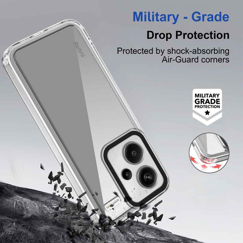 Zapcase Back Cover for Mi Redmi Note 13 Pro Plus 5G | Space-Clear