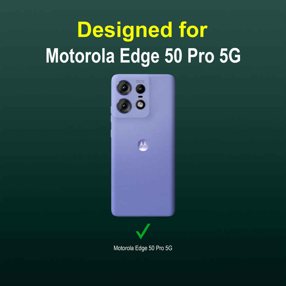 Zapcase Back Cover for Motorola Edge 50 Pro 5G | Magic-DarkGreen