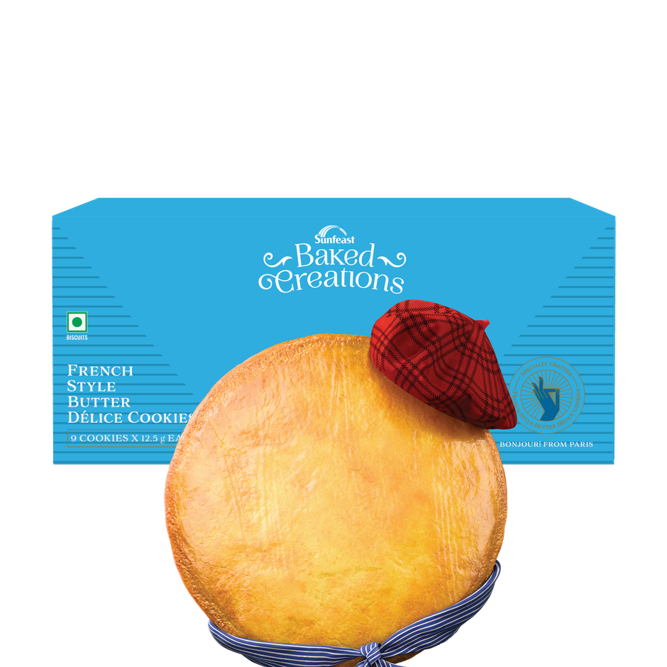 Butter Cookies Crafted in French Style by Sunfeast Baked Creations