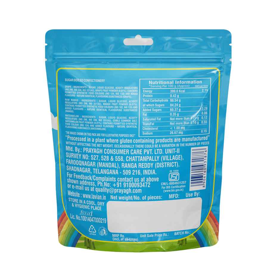 Lavian Exotique Fruit Blast | Chewy Candy