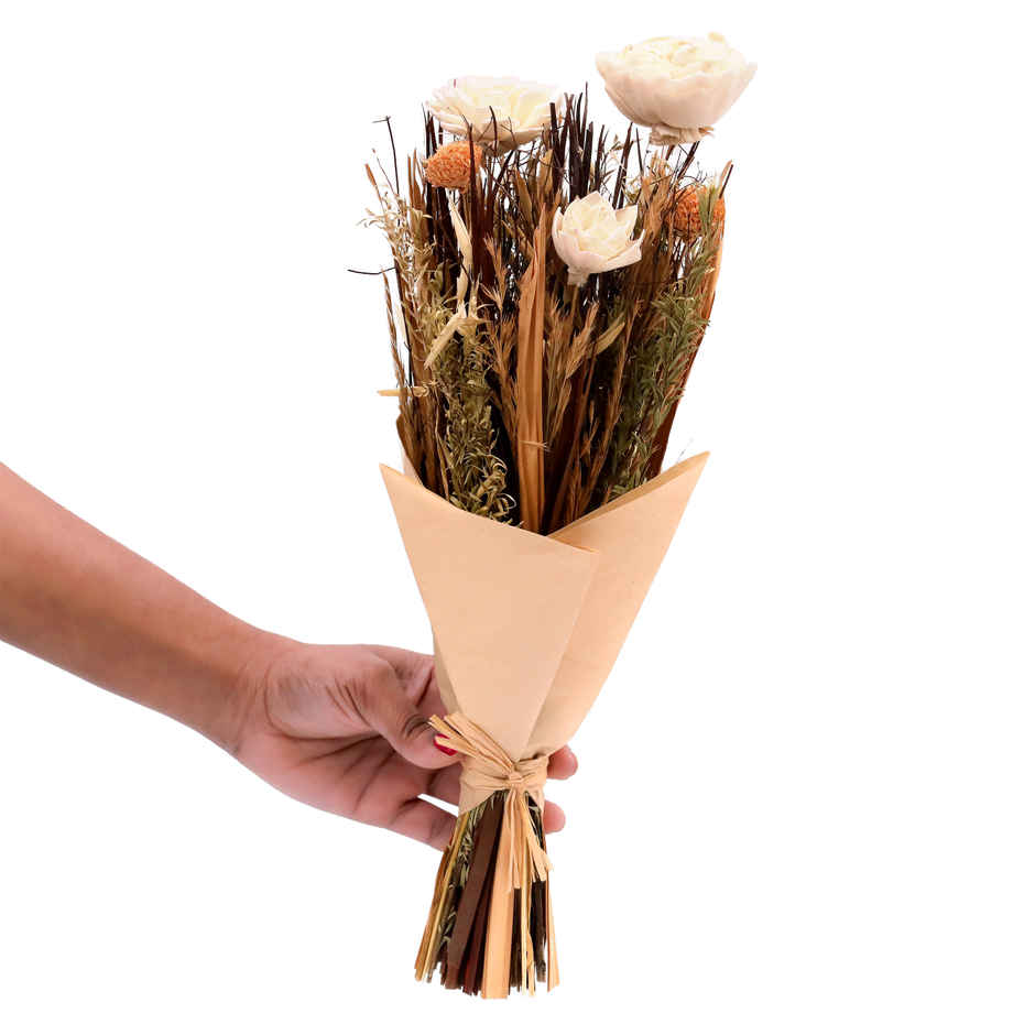 Autumn Whisper Natural Dried Flower Bouquet | Eternal Blooms