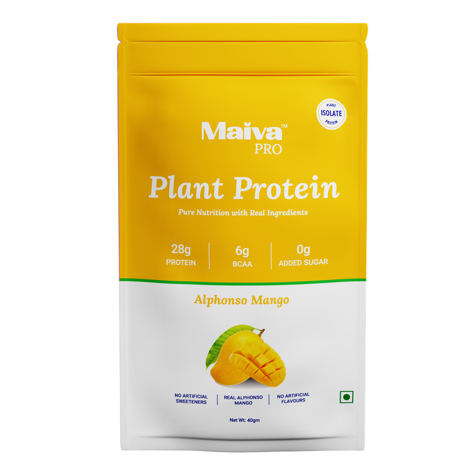 Maiva Pro Plant Protein Powder - Alphonso Mango