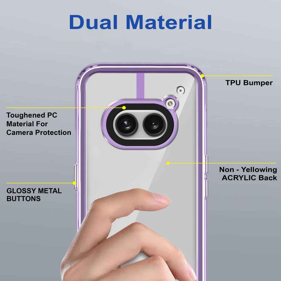 Zapcase Back Cover for Nothing Phone 2A 5G | Space-Purple