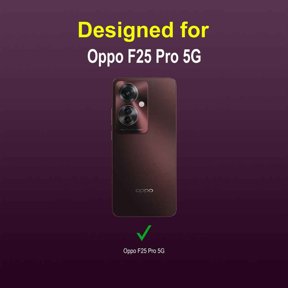 Zapcase Back Cover for Oppo F25 Pro 5G | Magic-Lavender