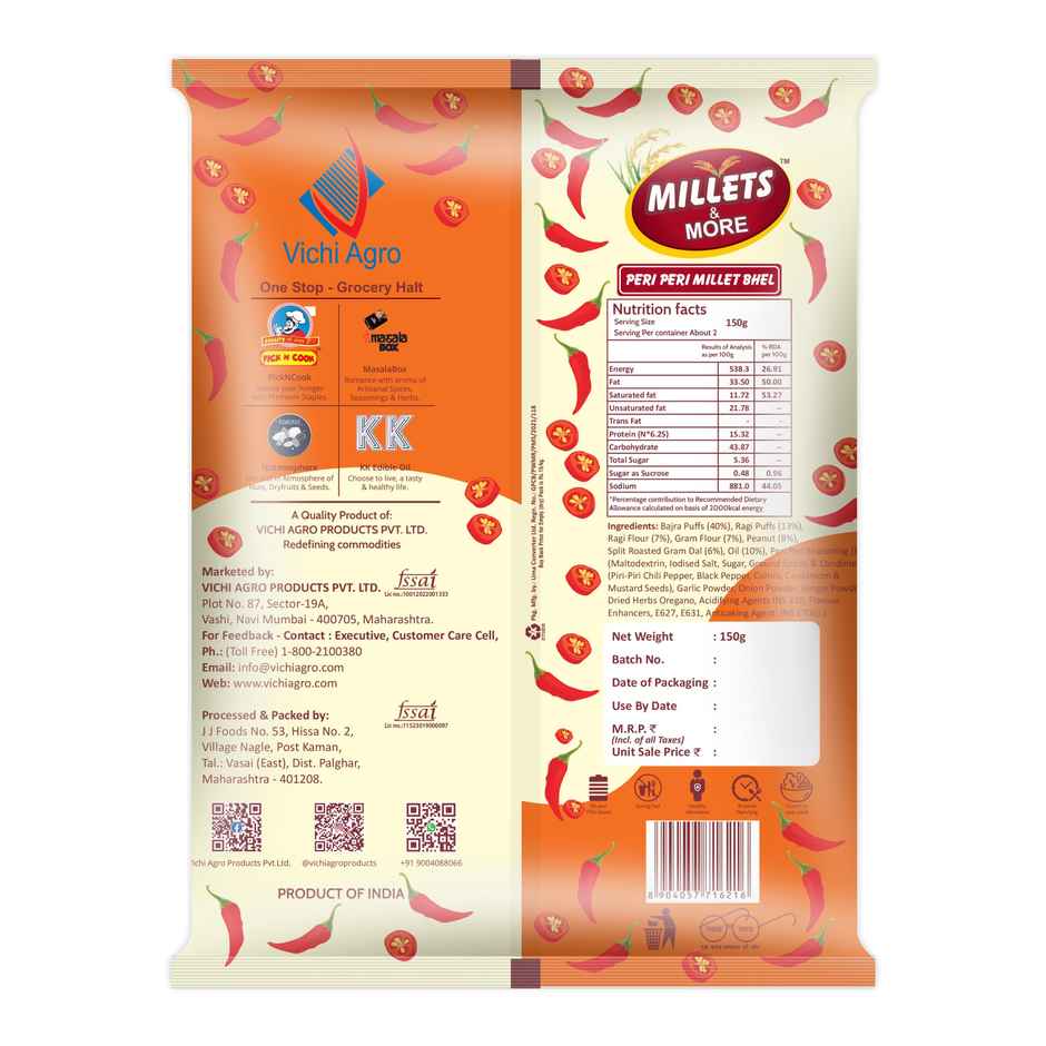 MILLETS & MORE Peri Peri Millet Bhel