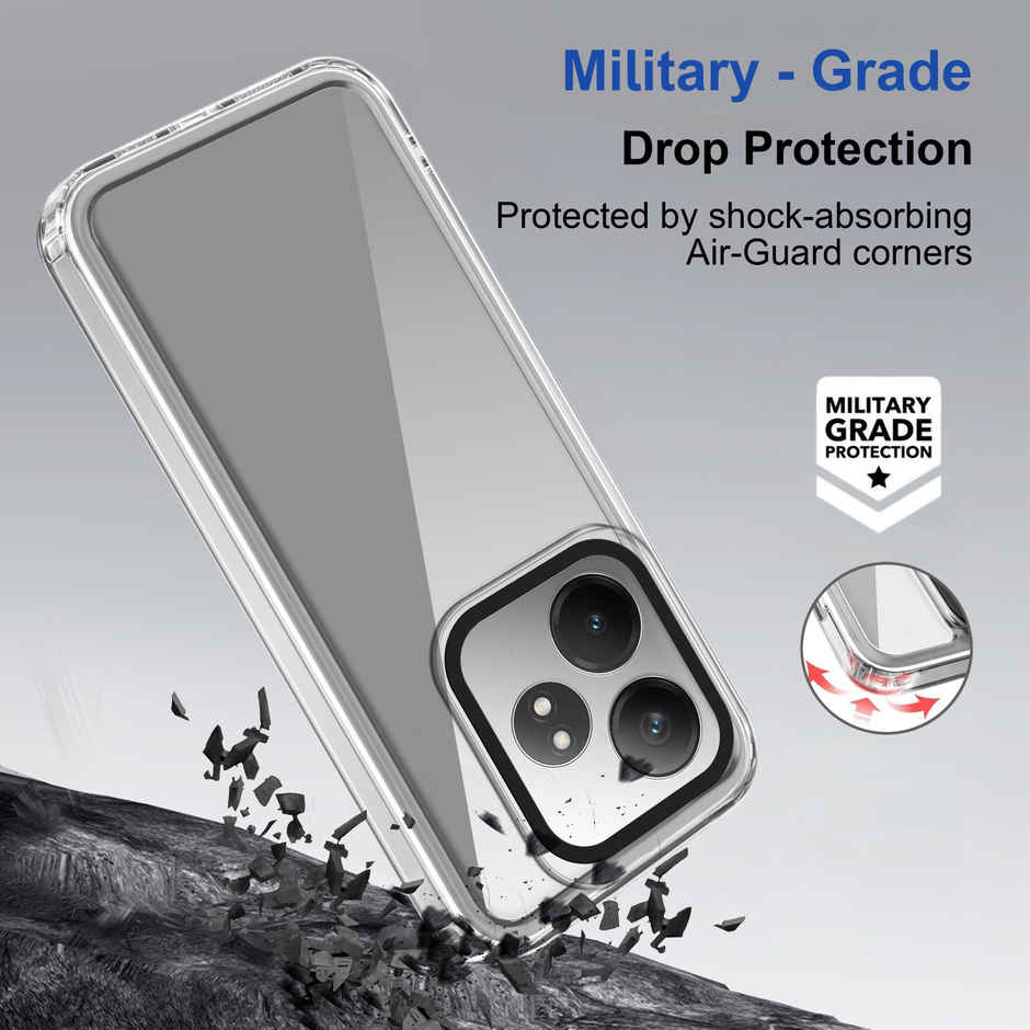 Zapcase Back Cover for Realme GT 6T 5G | Space-Clear