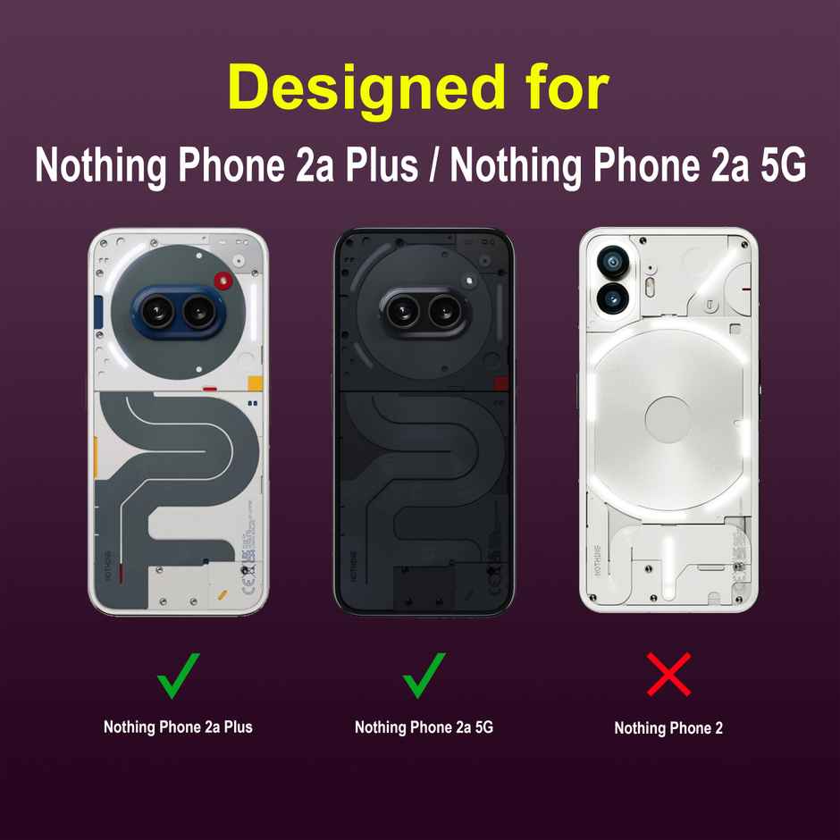 Zapcase Back Cover for Nothing Phone 2a Plus | Magic-Lavender