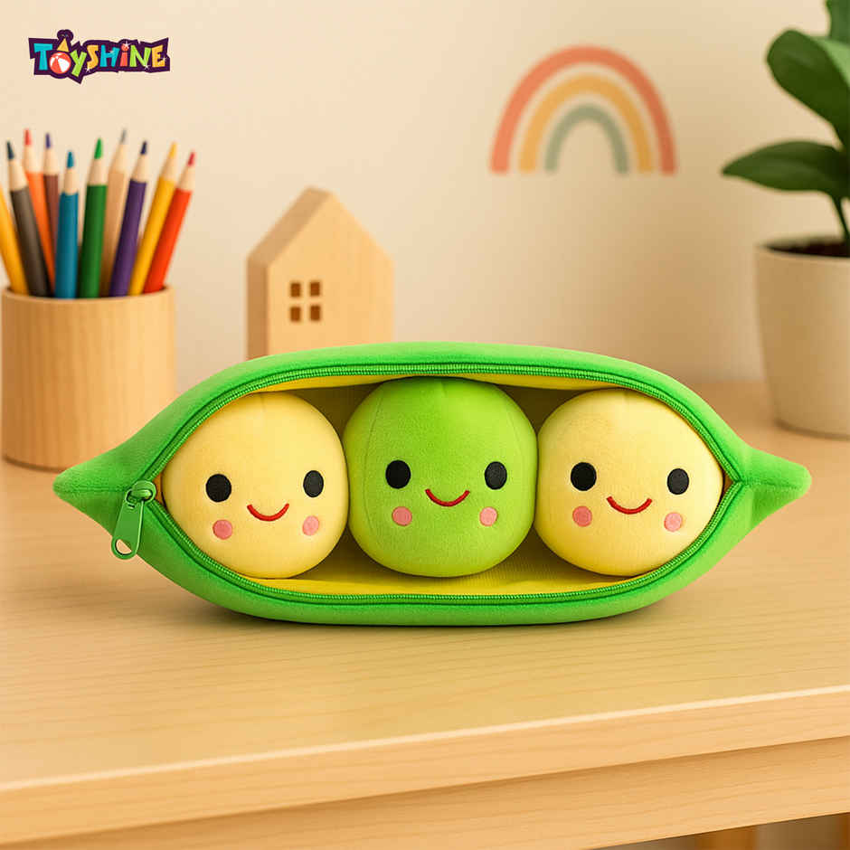 Spanker Pea Soft Toy | Cute Mini Plush Return Gift for Kids - 11 cm