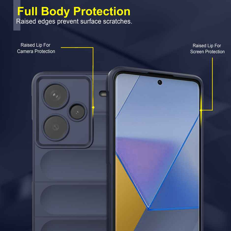 Zapcase Back Cover for Mi Redmi Note 13 Pro Plus 5G | Magic-Sapphire