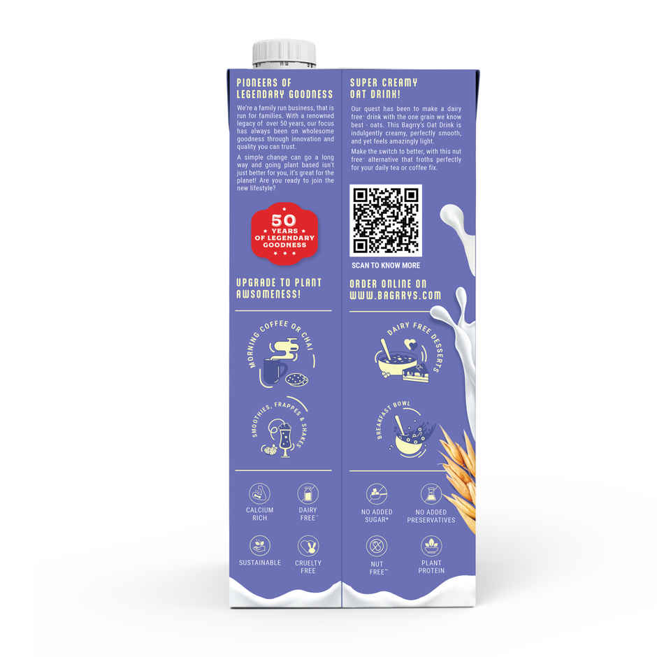 Bagrry's Plant Based Oat Drink