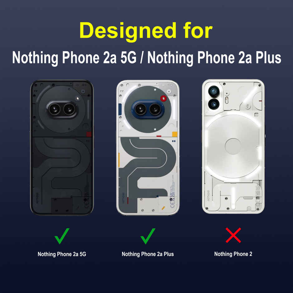 Zapcase Back Cover for Nothing Phone 2A 5G | Magic-Sapphire