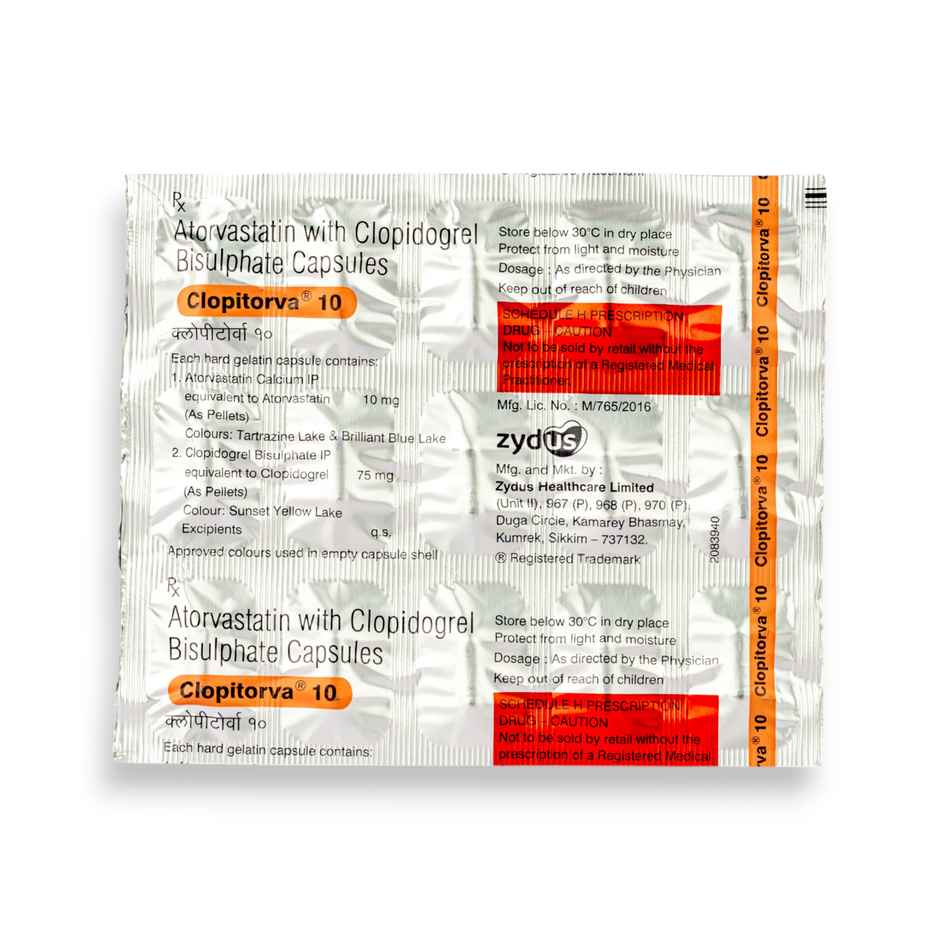 Clopitorva 10 Capsule