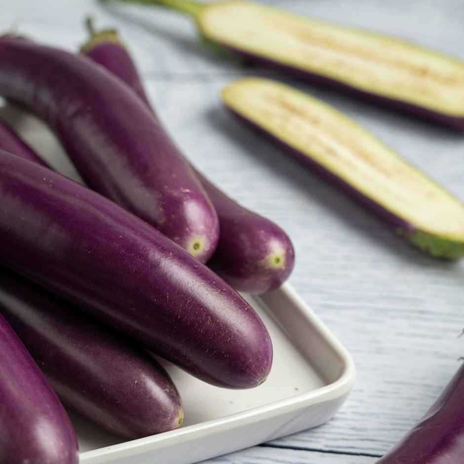 Brinjal Long Purple