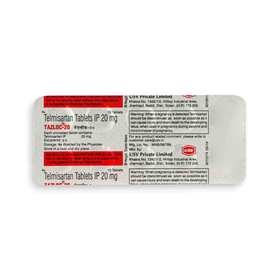 Tazloc-20 Tablet