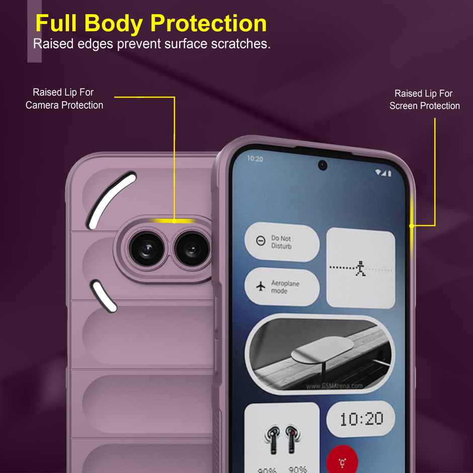 Zapcase Back Cover for Nothing Phone 2a Plus | Magic-Lavender