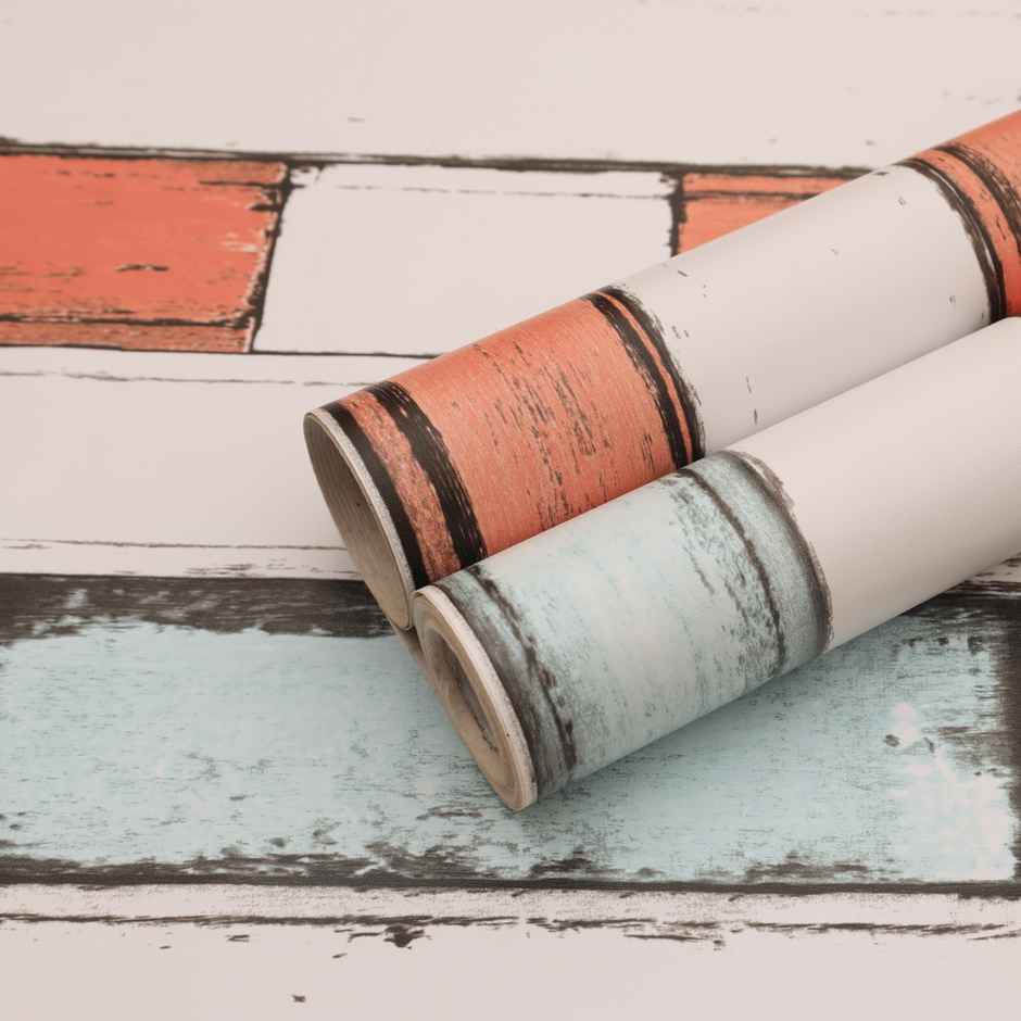 Wollzo 500 Cm Colorful Bricks Self Adhesive Sticker